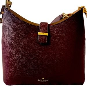 Kate Spade like NEW two tone plum and blush pink